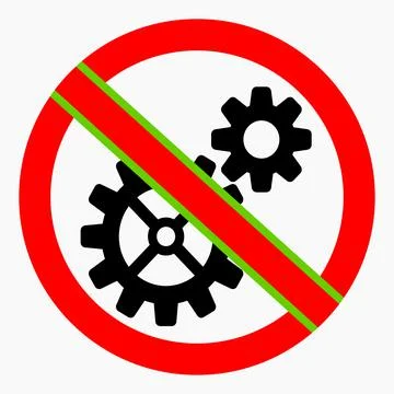 Do not repair. No settings. イラスト素材