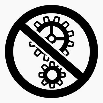 Do not repair. No settings. 스톡 일러스트