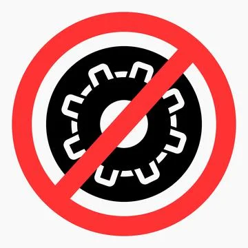 Do not repair. No settings. Stockillustratie