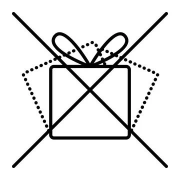 Do not shake goods, icon Stock Illustration