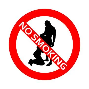 Do not smoke, smoking prohibited logo, No Smoking Stock Illustration