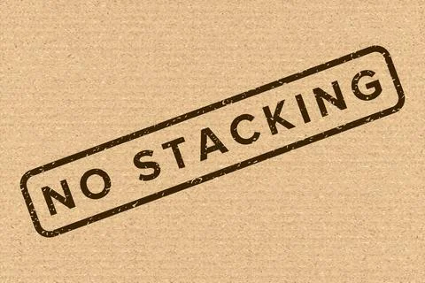 Do Not Stack. Packaging Symbol. Sign and Label Indicating That Items Should.. 스톡 일러스트
