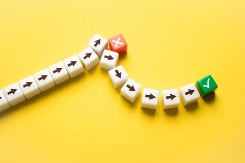 Do not stop when you fail, but look for alternative paths to success. Avoid t 写真素材