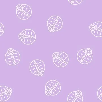 Do not stretch scar line seamless pattern Illustrazione stock