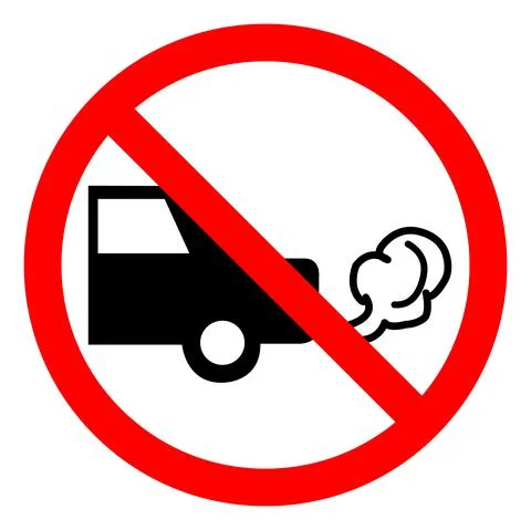 Do Not Switch On Engine Symbol Stock Illustration