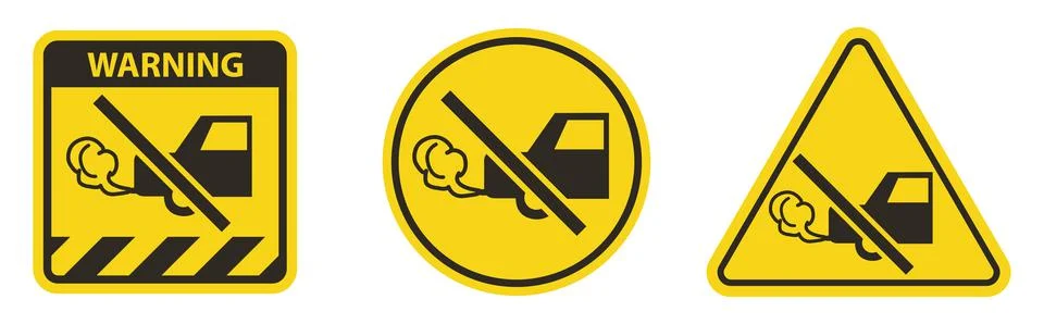 Do Not Switch On Engine Symbol Ilustración de archivo