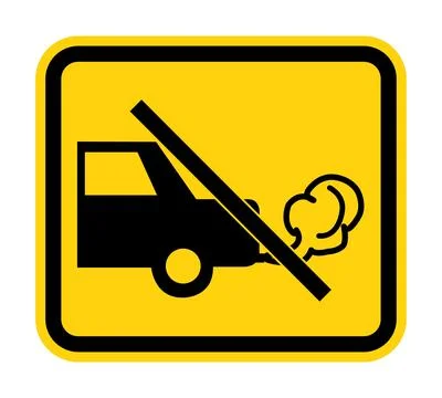 Do Not Switch On Engine Symbol Illustrazione stock