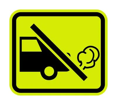 Do Not Switch On Engine Symbol Stock Illustration