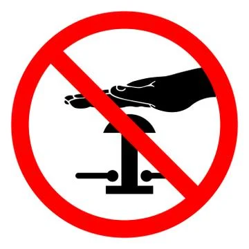 Do Not Switch On Symbol Sign, Vector Illustration, Isolate On White Backgroun Stock Illustration