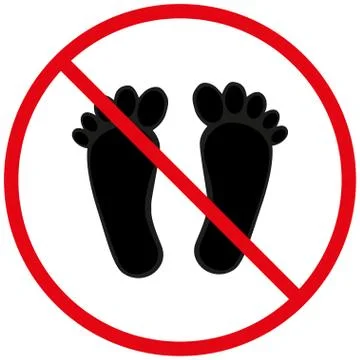 Do not walk or stand here. Warning label, danger sign. Logo style. The concep Stock Illustration