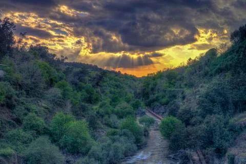 Do River in the afternoon Stock Photos