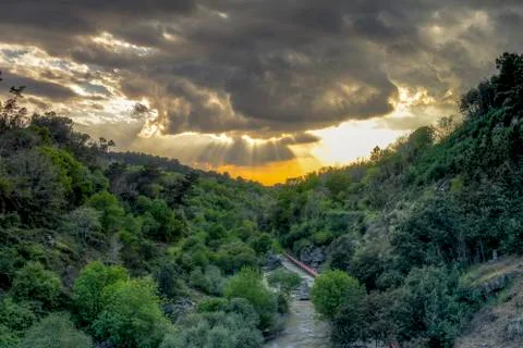 Do River in the afternoon Stock Photos