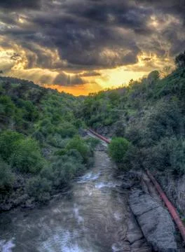 Do River in the afternoon Stock Photos