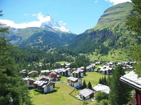 Do u see this lovely mountains? Stock Photos