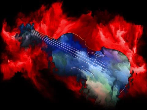 Do Violins Dream? Stock Illustration