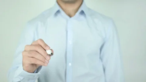 Do You Copy ?, Writing On Transparent Screen Stock Footage