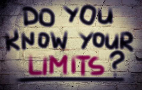 Do You Know Your Limits Concept Stock Illustration
