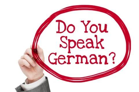 Do You Speak German Stock Photos