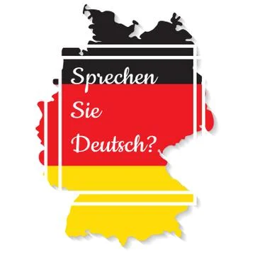 Do you speak German. Vector illustration Stock Illustration