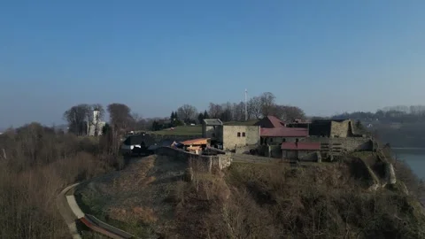 Dobczyce Castle Stock Footage 306845887