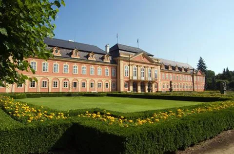 Dobris castle Foto stock