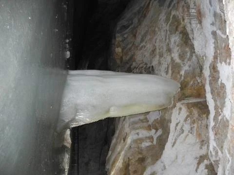 Dobsina Ice Cave Stock Photos