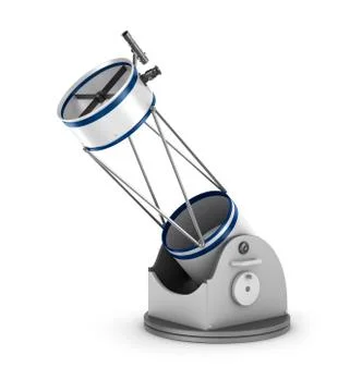 Dobson reflector telescope. Stock Illustration