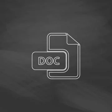 DOC computer symbol Illustrazione stock