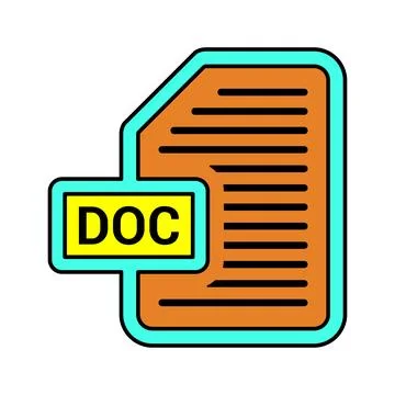 Doc, document, file icon. イラスト素材