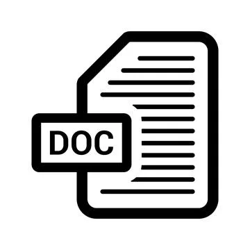Doc, document, file icon. イラスト素材