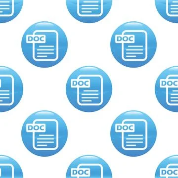 Doc file sign pattern Stock Illustration
