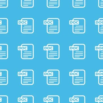 Doc file straight pattern Stock Illustration