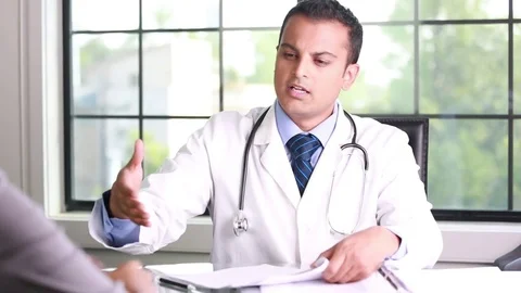 Doc male informed consent Video stock 80574485