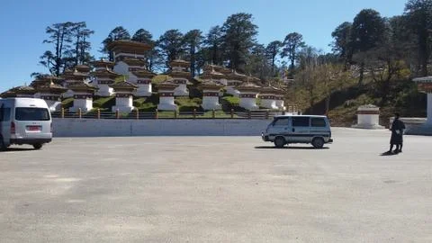 Dochula Pass Stock Photos