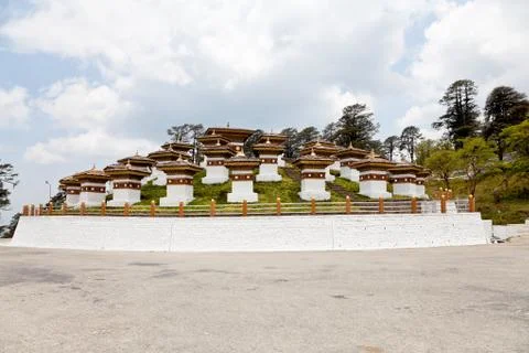 Dochula stupas Stock Photos