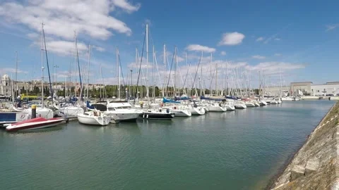 Dock of Bom Sucesso, Lisbon Stock Footage 147196853