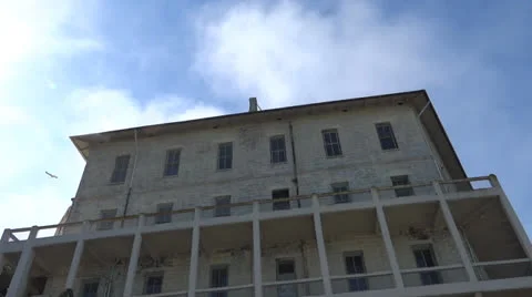 Dock Building Alcatraz 스톡 동영상 22606273
