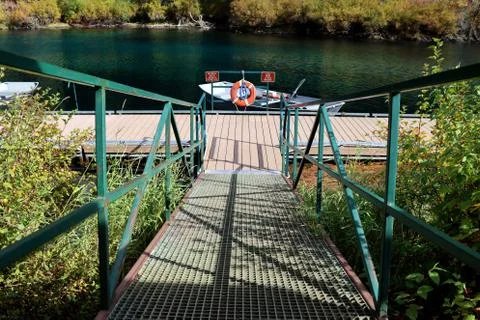 To dock clear Lake Stock Photos