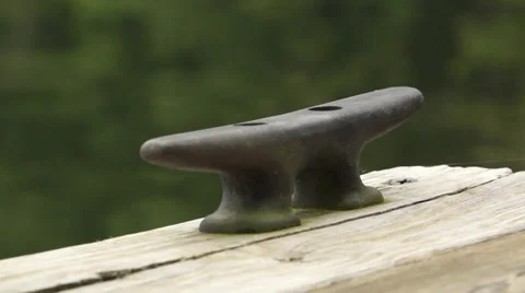 Dock Cleat Stock Footage 34278718