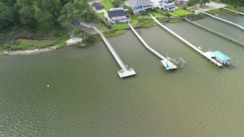 Dock to community Stock Footage 252210273