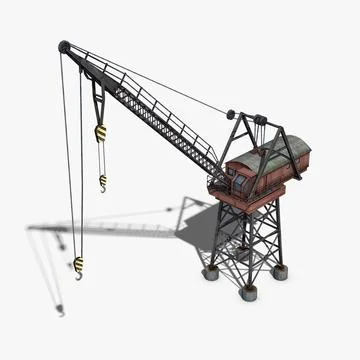 3D Model: Dock Crane(1) ~ Buy Now #96458015 | Pond5