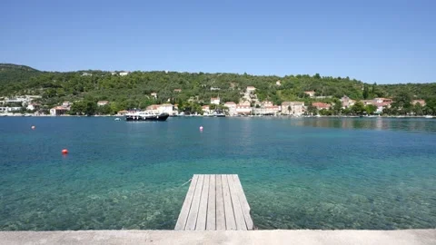 Dock in Croatia Stock Footage 161038524