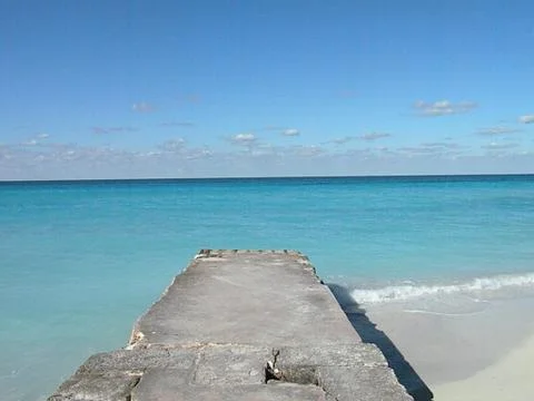 Dock in Cuba Foto stock