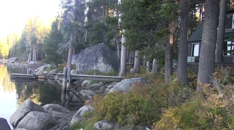 Dock on the lake Video stock 42463668