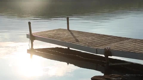DOCK ON A LAKE 스톡 동영상 259320656