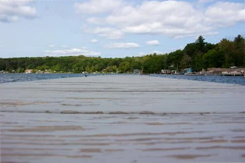 Dock on a LakeLow Angle Stock Photos