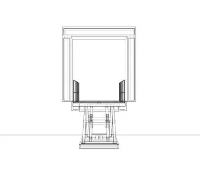 Dock leveler concept Stock Illustration