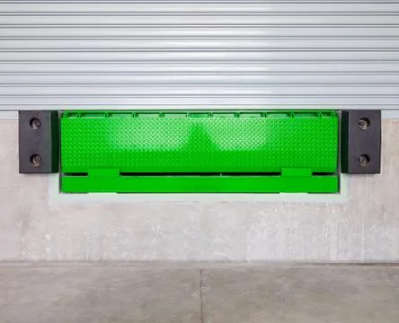 Dock leveler factory 库存照片