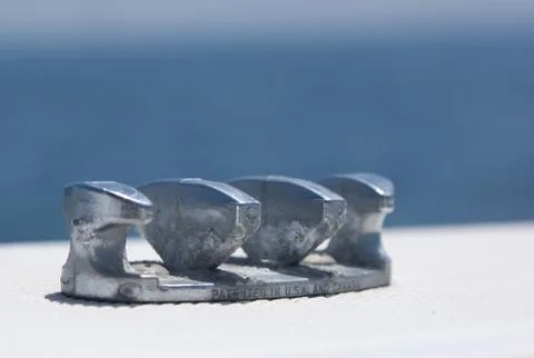 Dock Line Cleat Stock Photos