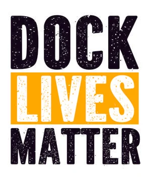 Dock Lives Matter Stock Illustration